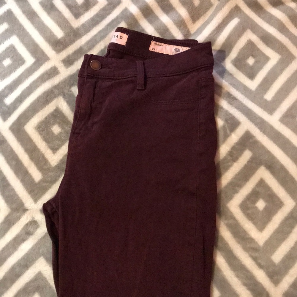 Maroon Jeggings